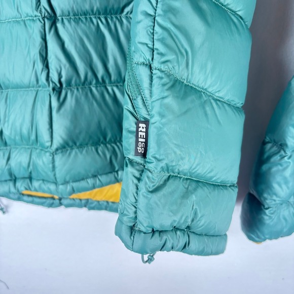 REI Co-op Women's 650 Down Jacket Zip Up Puffer Coat SIze Large Warm Winter - Picture 2 of 8